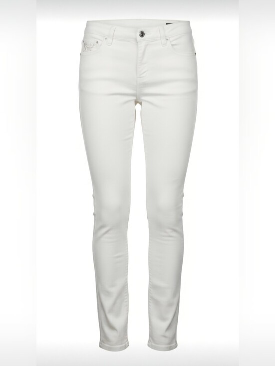 White House Black Market Denim - White House Black Market Women's White Slim Jeans